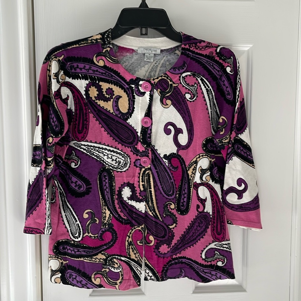 NWOT Mercer Street Studio colorful sweater
